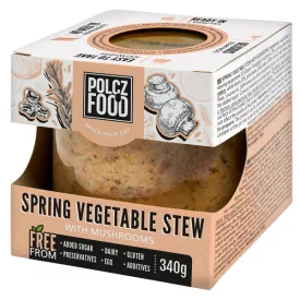 Jarné zeleninové ragú s hríbmi