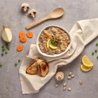 Jarné zeleninové ragú s hríbmi