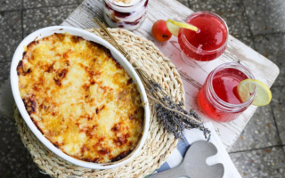 ZAPEKANÁ FAZUĽA S POLCZ KURACÍM RAGÚ 